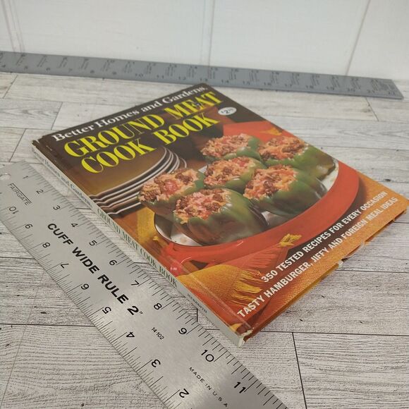 GROUND MEAT COOK BOOK - Vtg 1969 - Better Homes and Gardens - Hardcover Cookbook - Picture 10 of 16